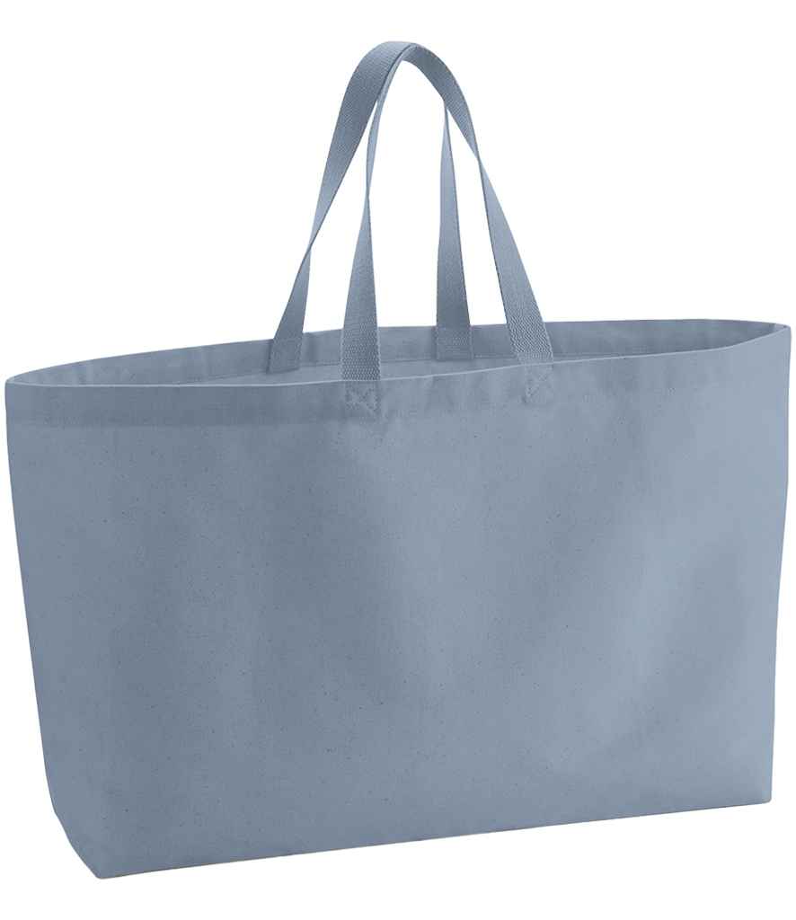 Westford Mill Oversized Canvas Tote Bag | Dusty Blue