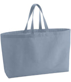 Westford Mill Oversized Canvas Tote Bag | Dusty Blue