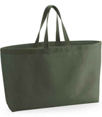 Westford Mill Oversized Canvas Tote Bag | Olive Green