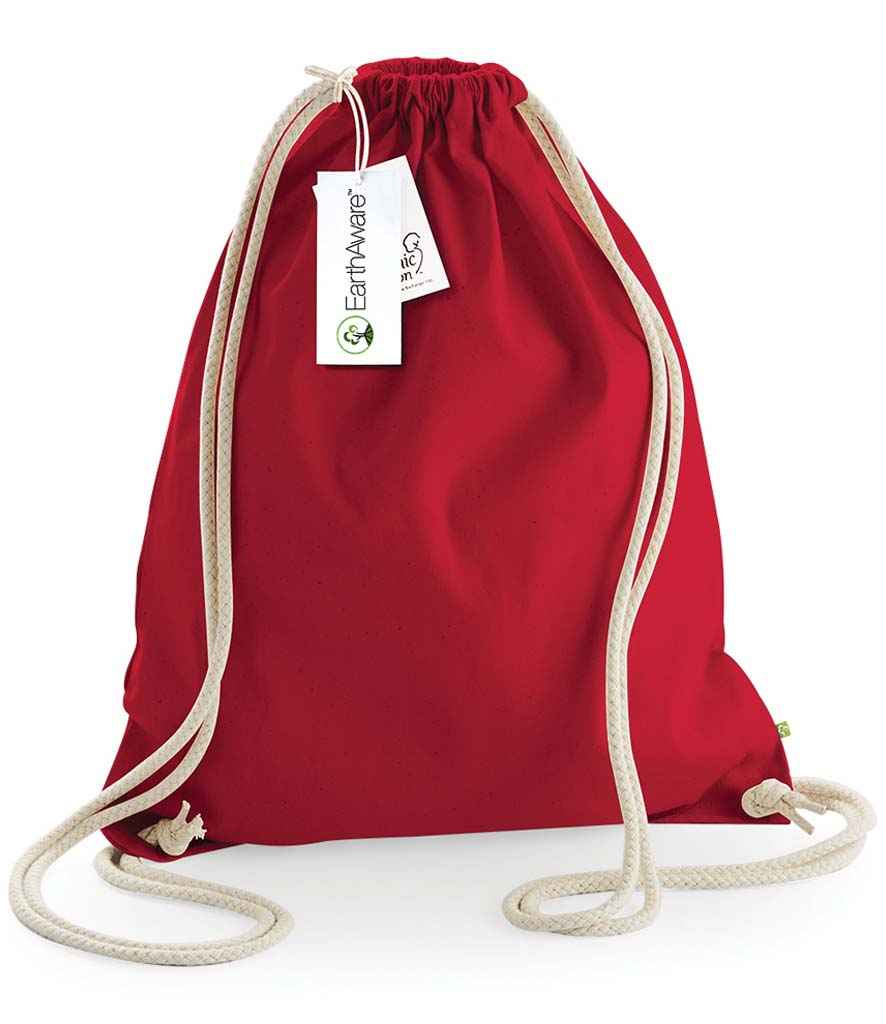 Westford Mill EarthAware® Organic Gymsac | Classic Red