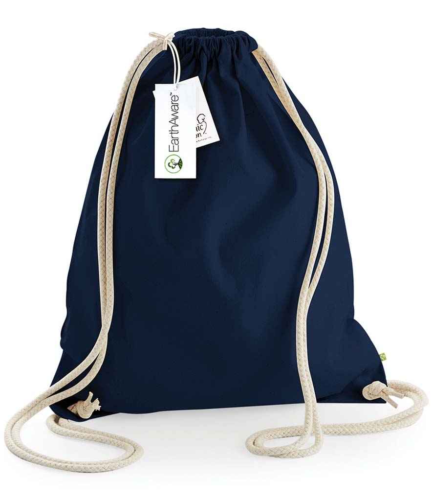 Westford Mill EarthAware® Organic Gymsac | French Navy