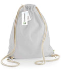 Westford Mill EarthAware® Organic Gymsac | Light Grey