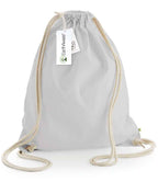 Westford Mill EarthAware® Organic Gymsac | Light Grey