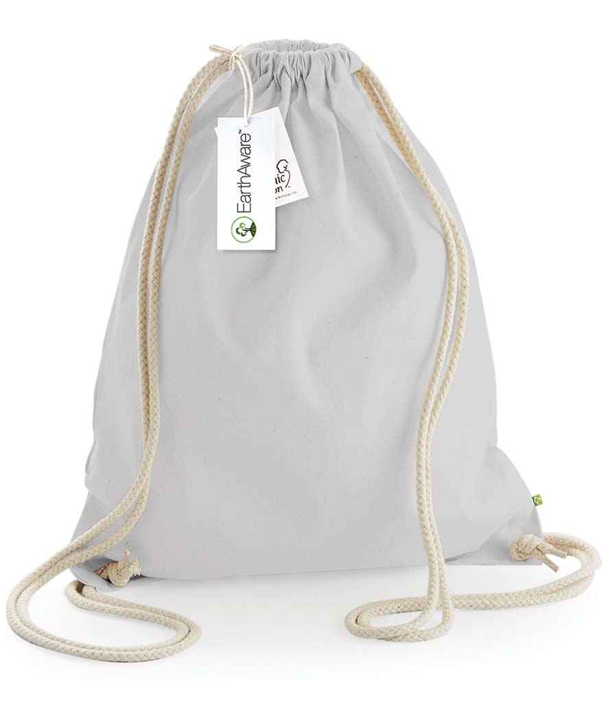 Westford Mill EarthAware® Organic Gymsac | Light Grey