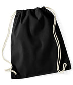 Westford Mill Recycled Cotton Gymsac | Black