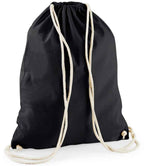 Westford Mill Recycled Cotton Gymsac | Black