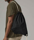 Westford Mill Recycled Cotton Gymsac | Black