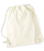 Westford Mill Recycled Cotton Gymsac | Natural