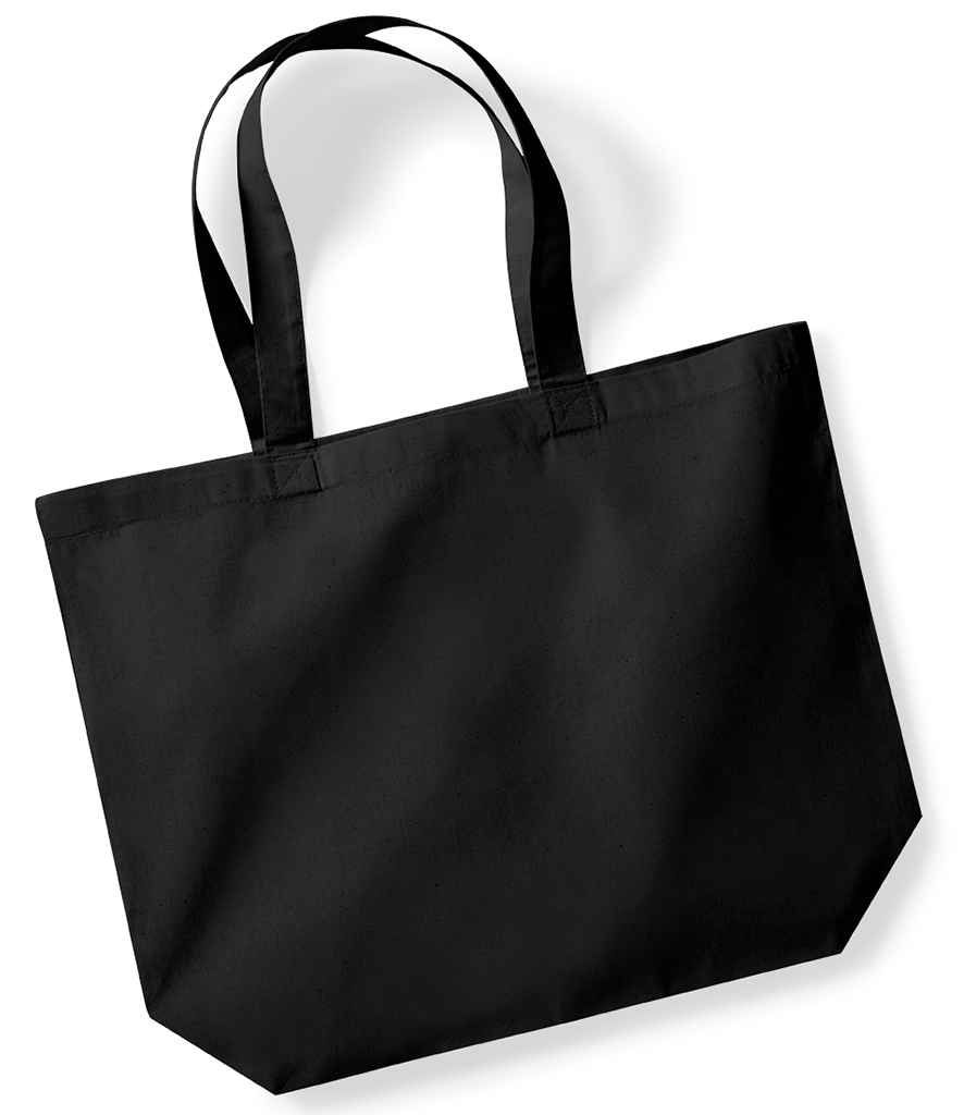 Westford Mill Recycled Cotton Maxi Tote Bag | Black