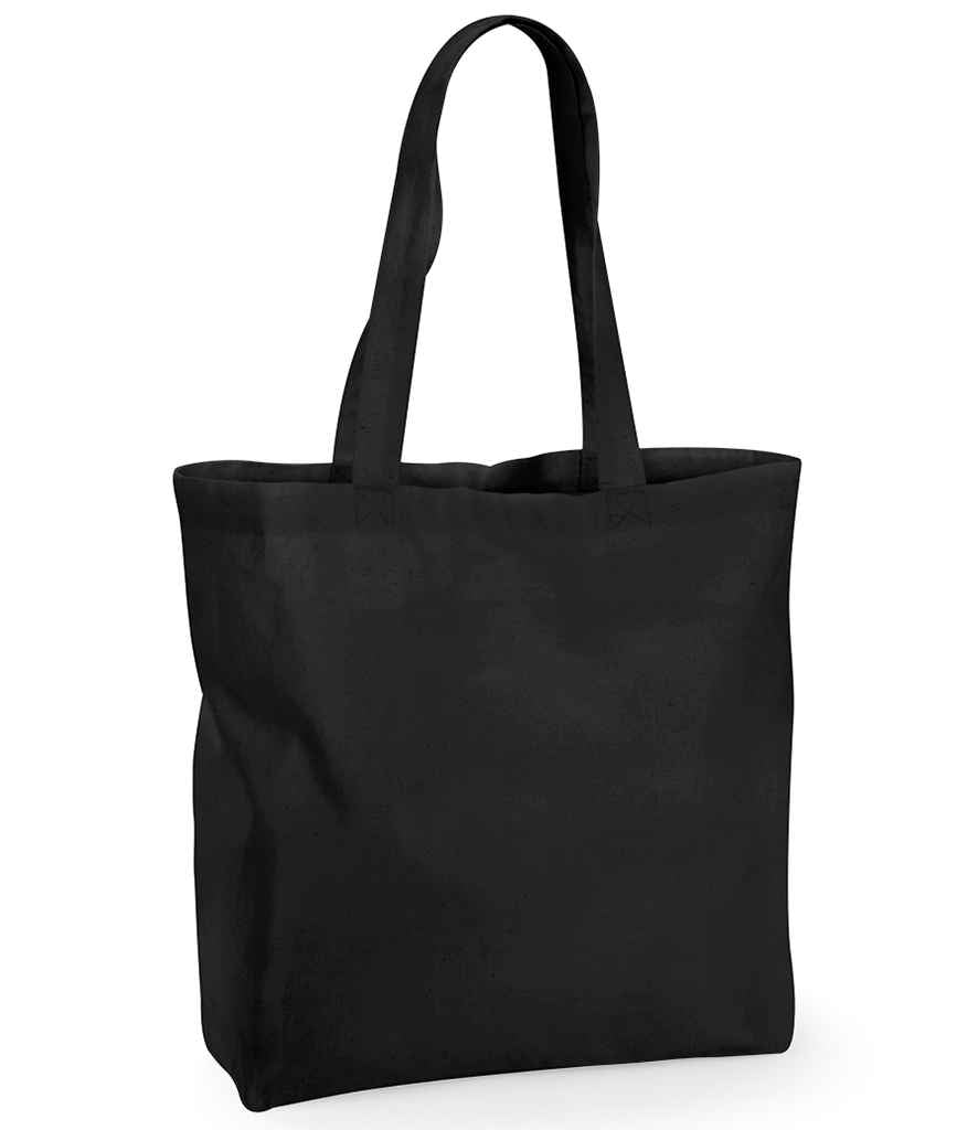 Westford Mill Recycled Cotton Maxi Tote Bag | Black
