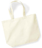 Westford Mill Recycled Cotton Maxi Tote Bag | Natural
