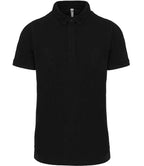 WK Designed to Work Stud Piqué Polo Shirt | Black