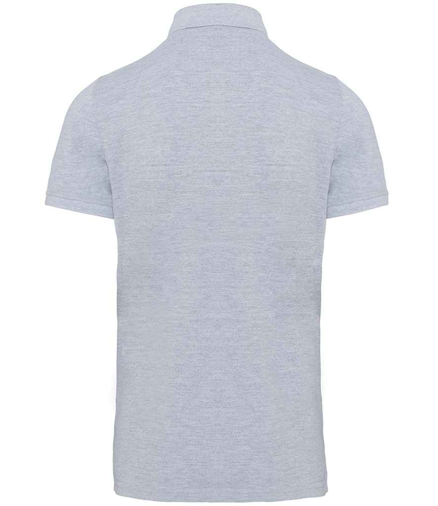 WK Designed to Work Stud Piqué Polo Shirt | Oxford Grey