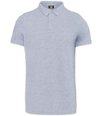 WK Designed to Work Stud Piqué Polo Shirt | Oxford Grey