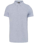 WK Designed to Work Stud Piqué Polo Shirt | Oxford Grey