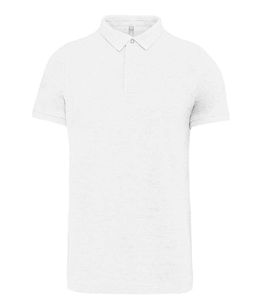 WK Designed to Work Stud Piqué Polo Shirt | White