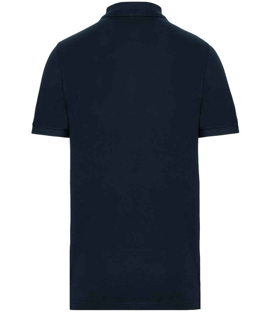 WK Designed to Work Anti-Bacterial Piqué Polo Shirt | Navy