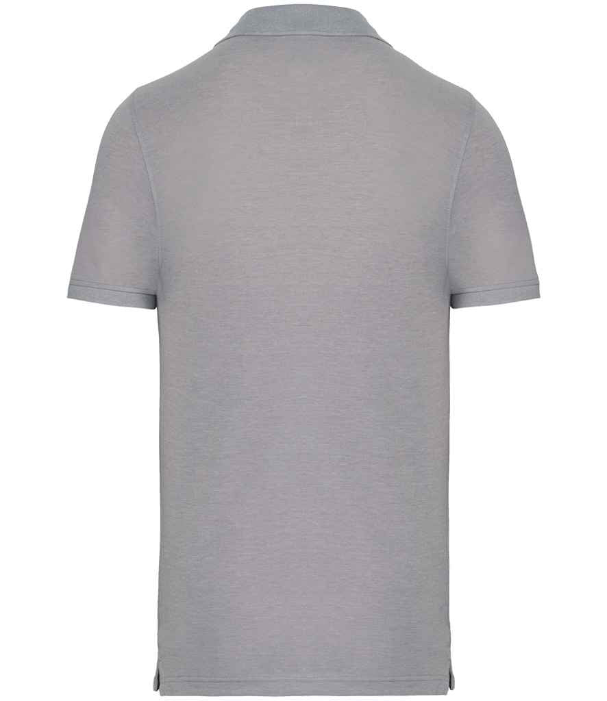 WK Designed to Work Anti-Bacterial Piqué Polo Shirt | Oxford Grey