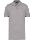 WK Designed to Work Anti-Bacterial Piqué Polo Shirt | Oxford Grey