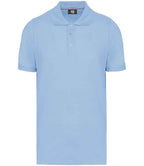 WK Designed to Work Anti-Bacterial Piqué Polo Shirt | Sky Blue