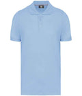 WK Designed to Work Anti-Bacterial Piqué Polo Shirt | Sky Blue