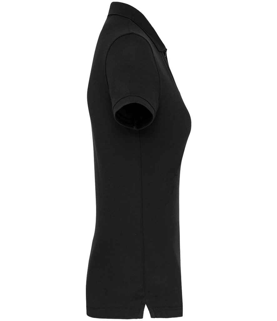 WK Designed to Work Ladies Anti-Bacterial Piqué Polo Shirt | Black