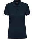 WK Designed to Work Ladies Anti-Bacterial Piqué Polo Shirt | Navy