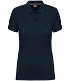 WK Designed to Work Ladies Anti-Bacterial Piqué Polo Shirt | Navy