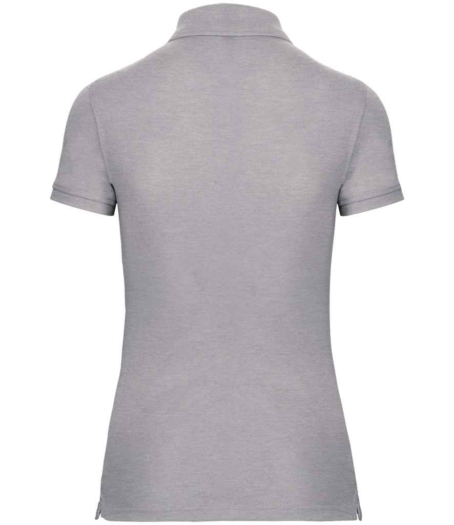 WK Designed to Work Ladies Anti-Bacterial Piqué Polo Shirt | Oxford Grey