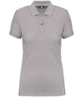 WK Designed to Work Ladies Anti-Bacterial Piqué Polo Shirt | Oxford Grey