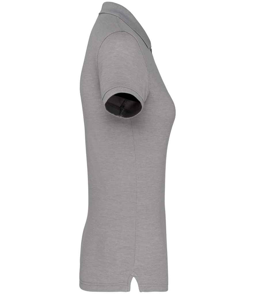 WK Designed to Work Ladies Anti-Bacterial Piqué Polo Shirt | Oxford Grey