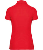 WK Designed to Work Ladies Anti-Bacterial Piqué Polo Shirt | Red