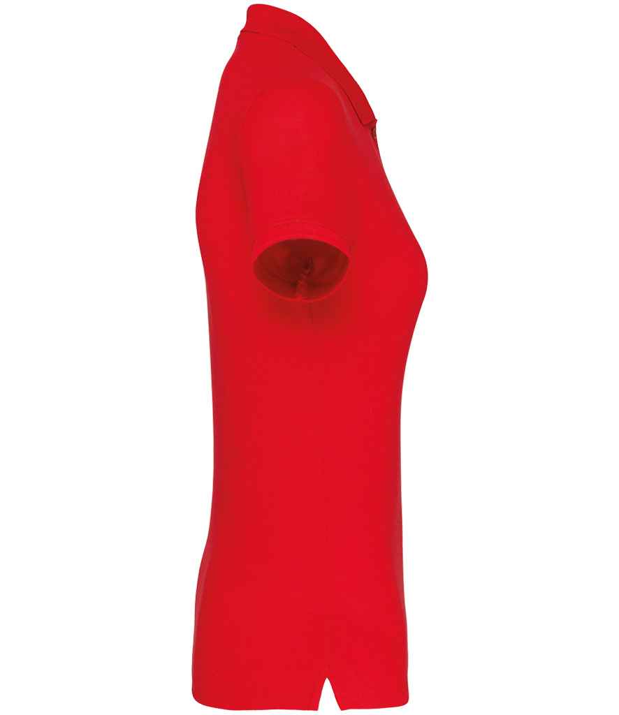 WK Designed to Work Ladies Anti-Bacterial Piqué Polo Shirt | Red