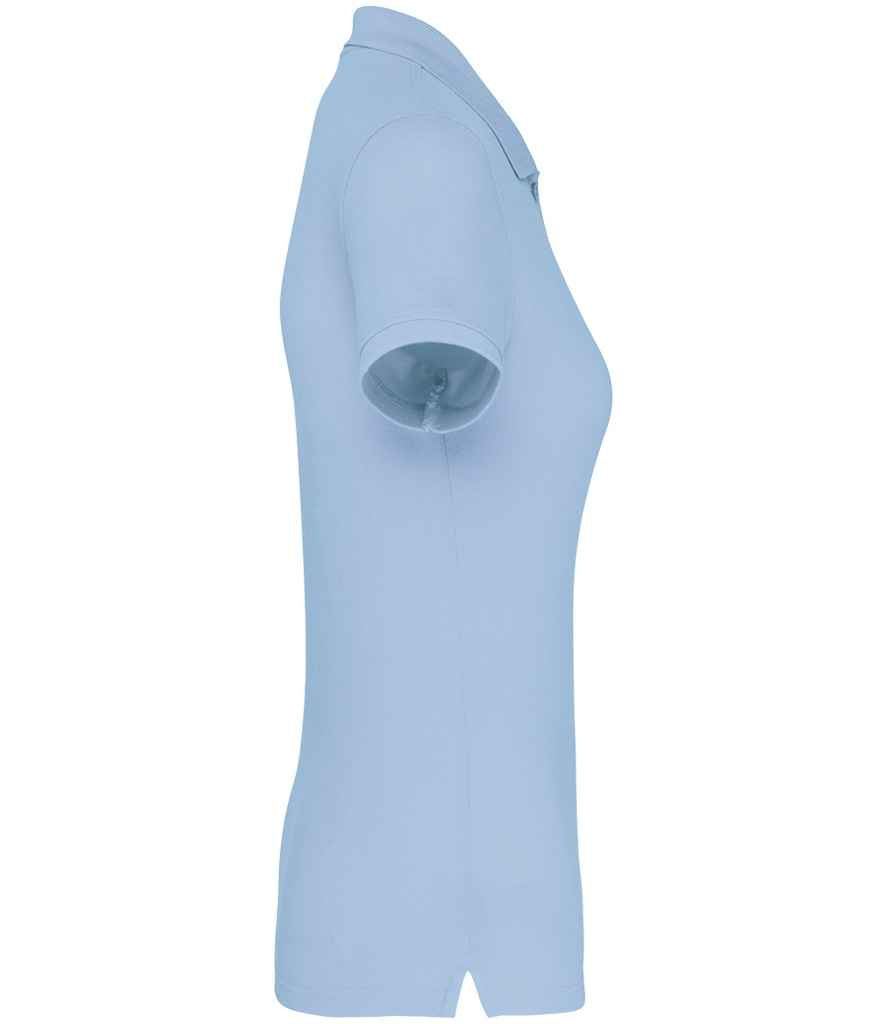 WK Designed to Work Ladies Anti-Bacterial Piqué Polo Shirt | Sky Blue