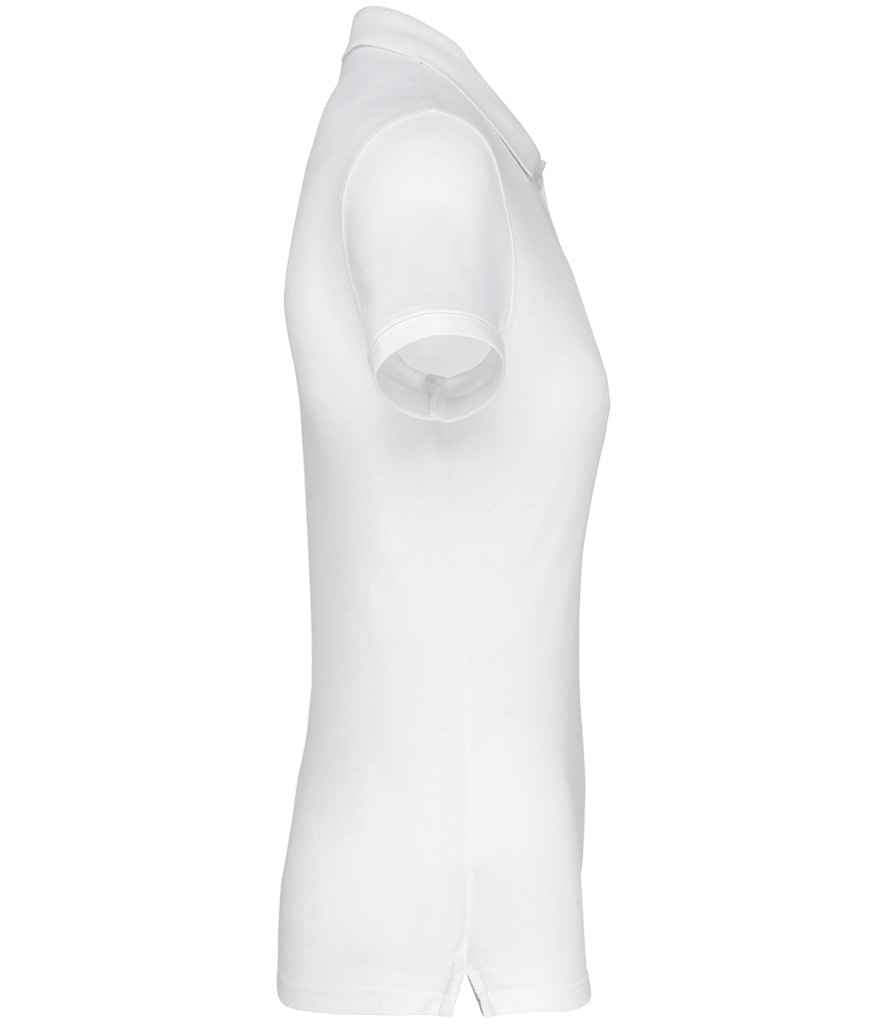 WK Designed to Work Ladies Anti-Bacterial Piqué Polo Shirt | White