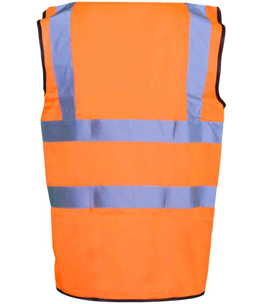 Warrior Hi-Vis Waistcoat | Fluorescent Orange