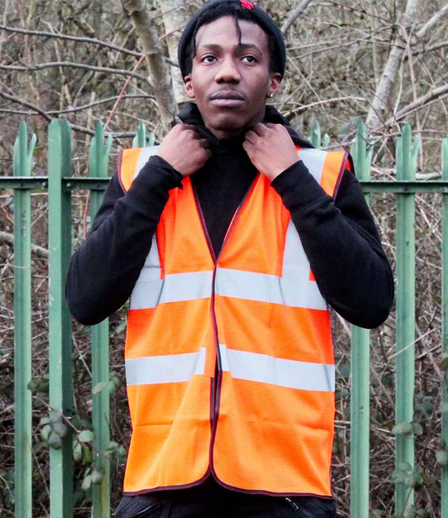 Warrior Hi-Vis Waistcoat | Fluorescent Orange