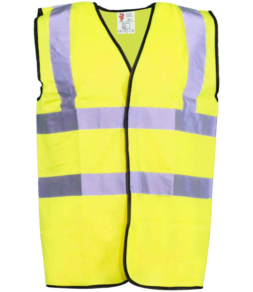 Warrior Hi-Vis Waistcoat | Fluorescent Yellow