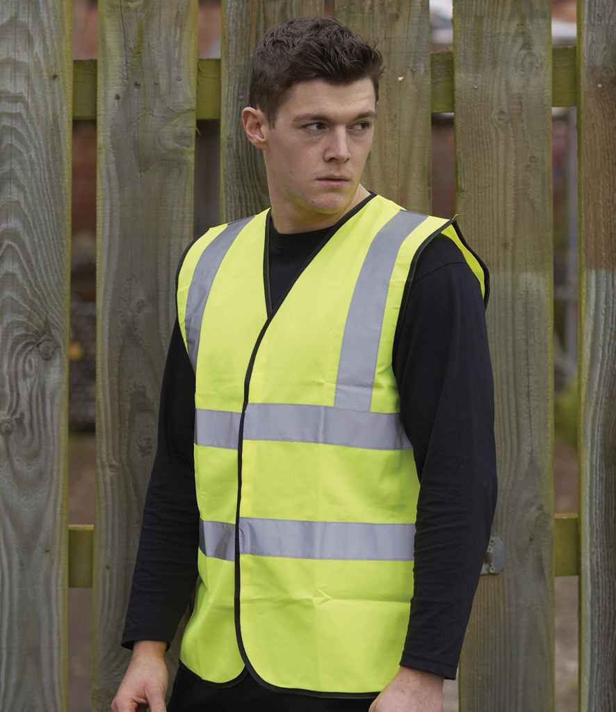 Warrior Hi-Vis Waistcoat | Fluorescent Yellow