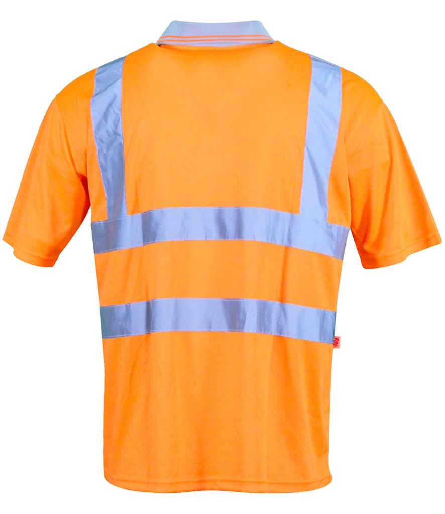Warrior Hi-Vis Polo Shirt | Fluorescent Orange