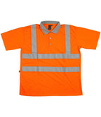 Warrior Hi-Vis Polo Shirt | Fluorescent Orange