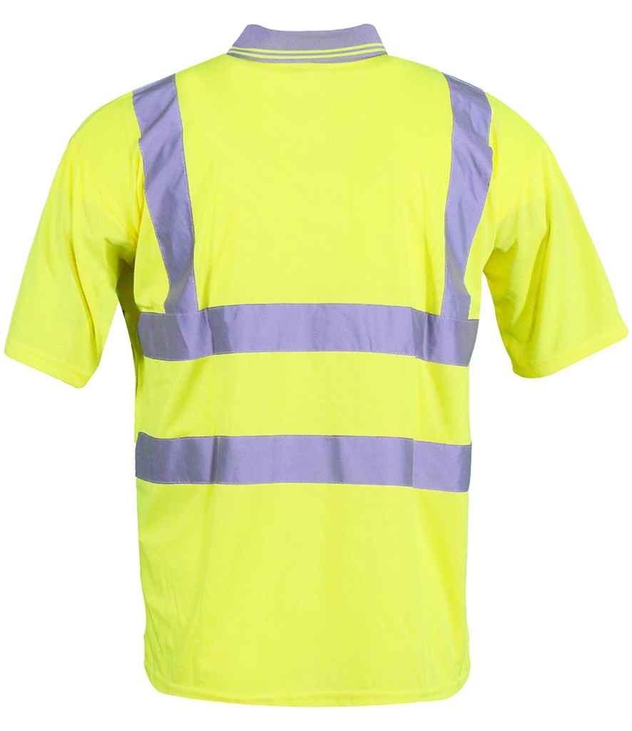 Warrior Hi-Vis Polo Shirt | Fluorescent Yellow