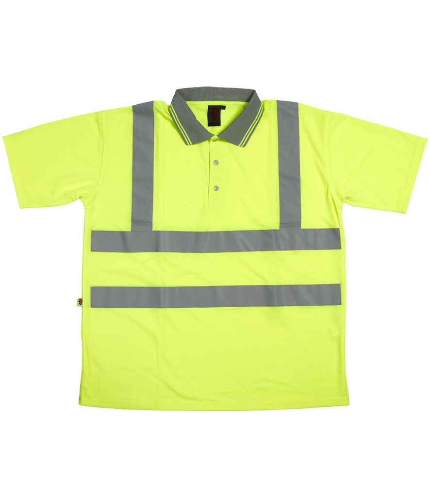 Warrior Hi-Vis Polo Shirt | Fluorescent Yellow