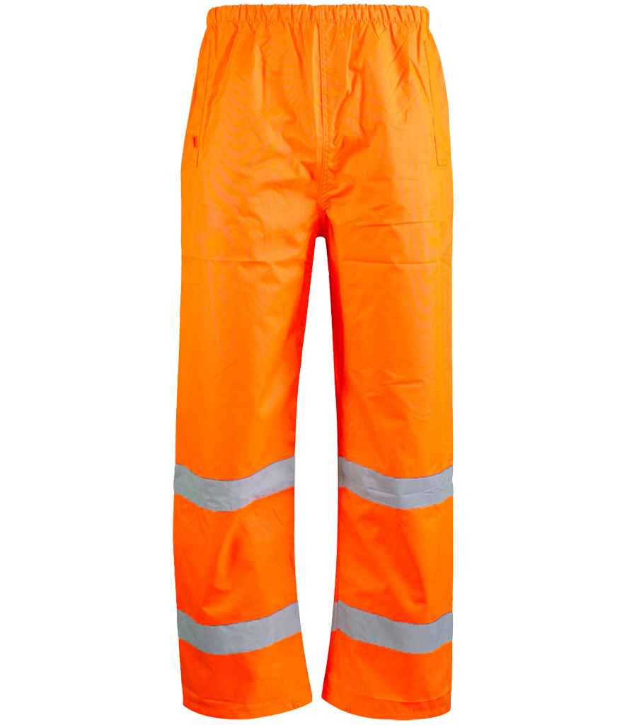 Warrior Hi-Vis Overtrousers | Fluorescent Orange