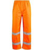 Warrior Hi-Vis Overtrousers | Fluorescent Orange
