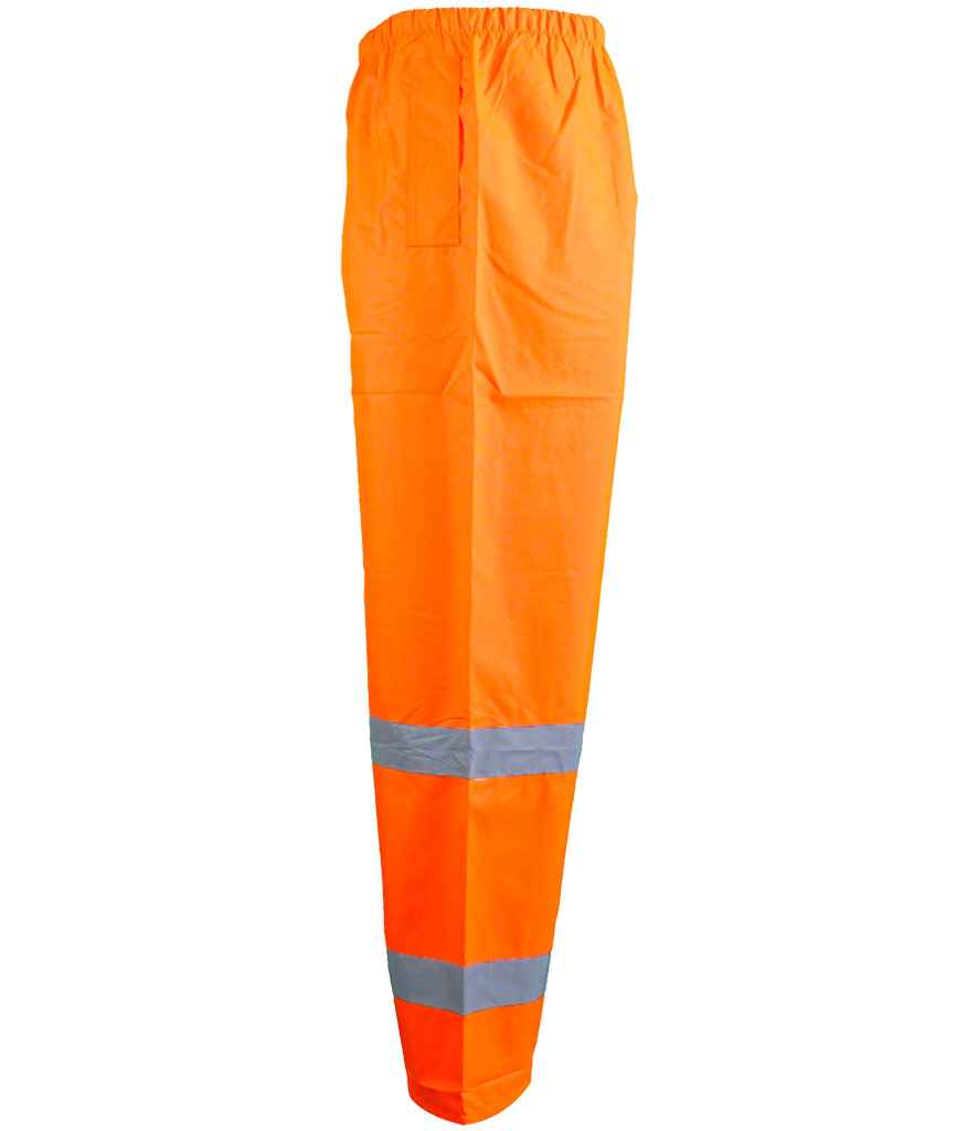 Warrior Hi-Vis Overtrousers | Fluorescent Orange