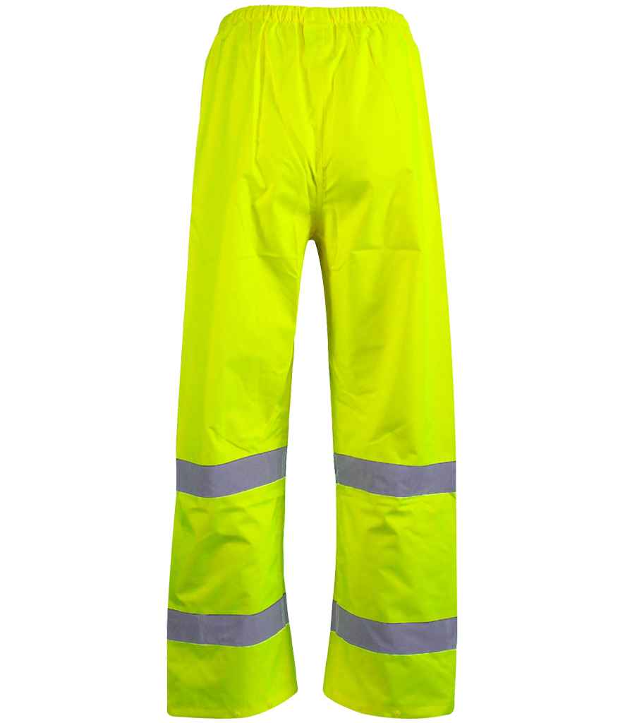 Warrior Hi-Vis Overtrousers | Fluorescent Yellow