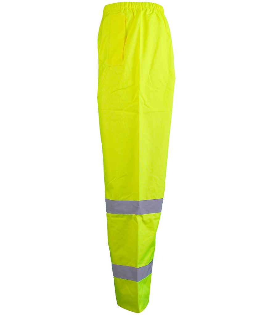 Warrior Hi-Vis Overtrousers | Fluorescent Yellow