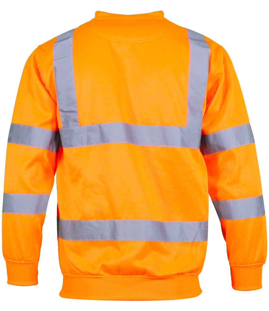 Warrior Hi-Vis Sweatshirt | Fluorescent Orange