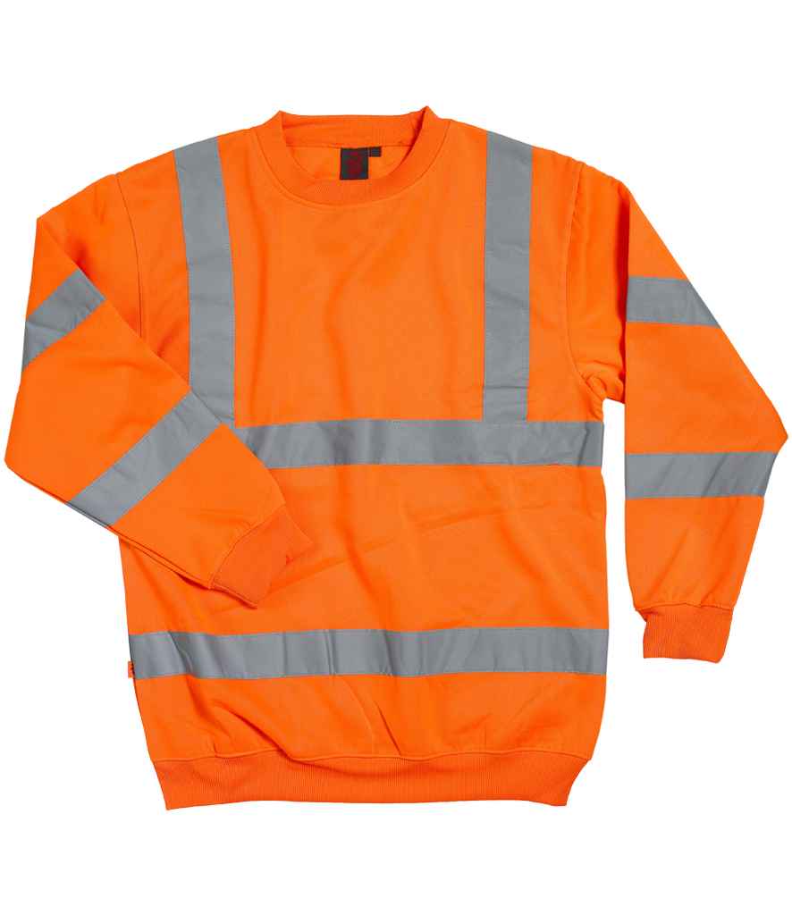 Warrior Hi-Vis Sweatshirt | Fluorescent Orange